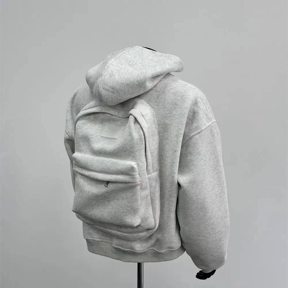 Sırt çantası Tasarımlı Kapüşonlu Sweat